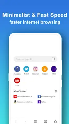 Pure Web Browser-Ad Blocker android App screenshot 4